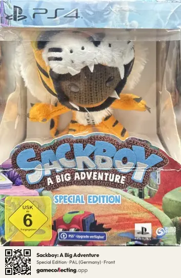Sackboy: A Big Adventure PlayStation 4, Germany box front
