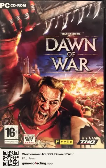 Warhammer 40,000: Dawn of War Computer, PAL box front