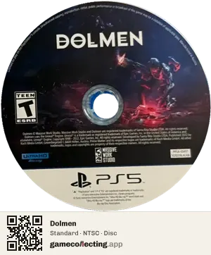 Dolmen PlayStation 5, NTSC disc
