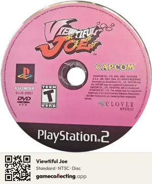 Viewtiful Joe PlayStation 2, NTSC disc
