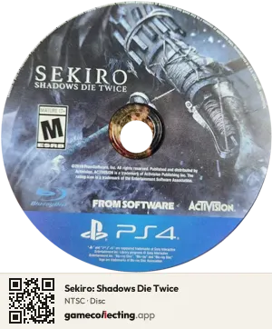 Sekiro: Shadows Die Twice PlayStation 4, NTSC disc