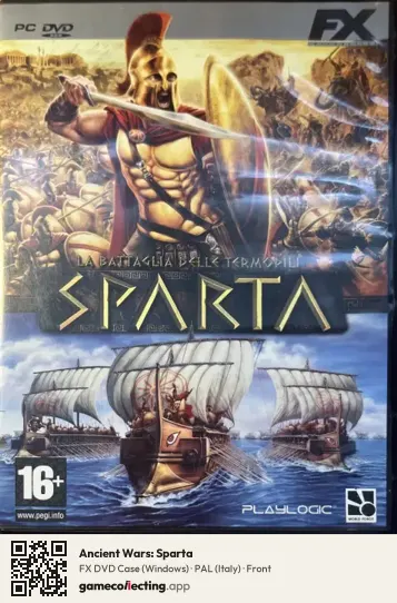 Ancient Wars: Sparta Computer, Italy box front