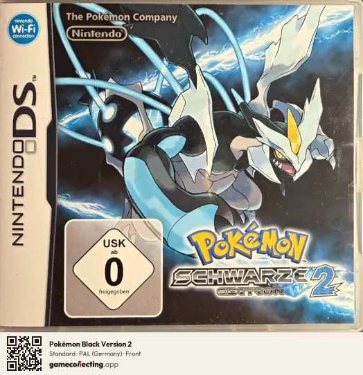 Pokémon Black Version 2 Nintendo DS, Germany box front