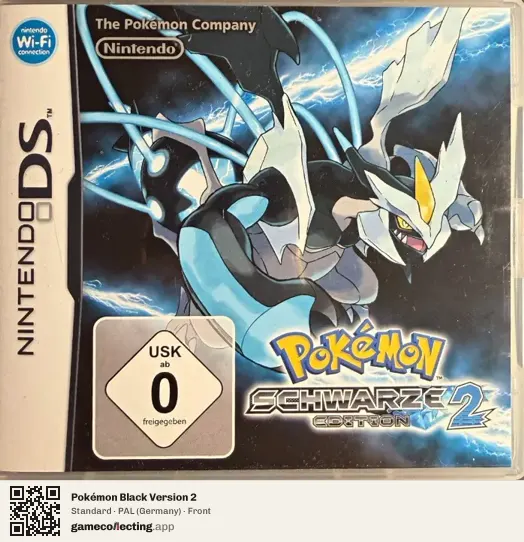 Pokémon Black Version 2 Nintendo DS, Germany box front