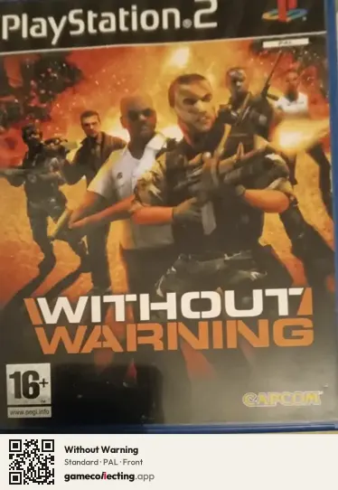 Without Warning PlayStation 2, PAL box front