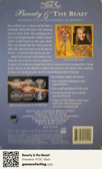 Beauty & the Beast Philips CD-i, NTSC box back