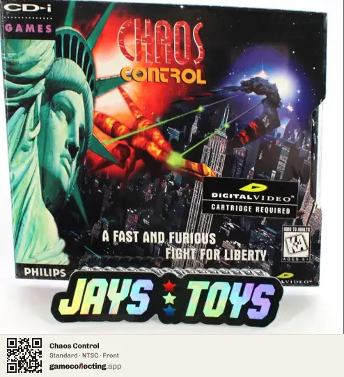 Chaos Control Philips CD-i, NTSC box front