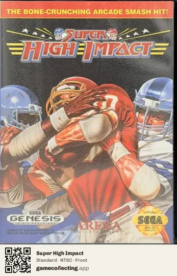 Super High Impact Sega Mega Drive / Genesis, NTSC box front