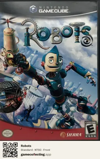 Robots Nintendo GameCube, NTSC box front