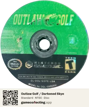Outlaw Golf / Darkened Skye Nintendo GameCube, NTSC disc