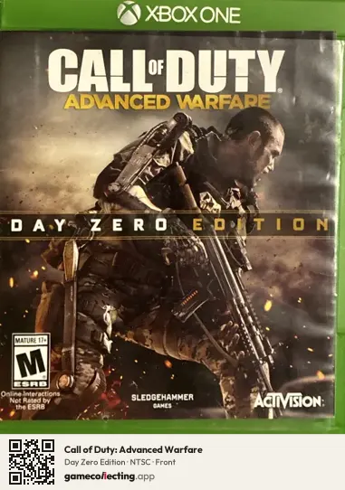 Call of Duty: Advanced Warfare Xbox One, NTSC box front