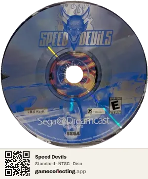 Speed Devils Sega Dreamcast, NTSC disc