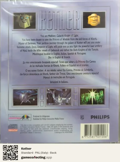 Kether Philips CD-i, Italy box back