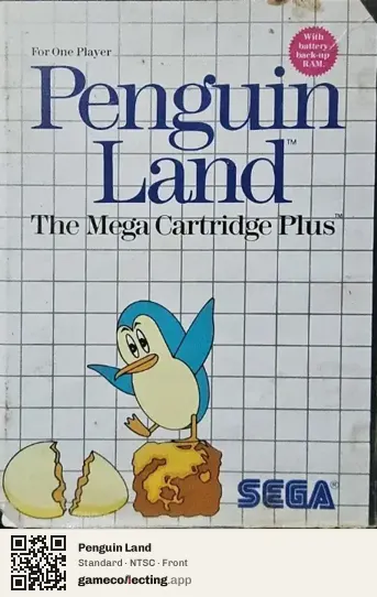 Penguin Land Sega Master System, NTSC box front
