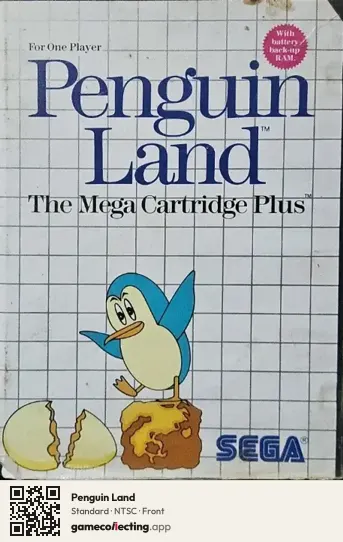 Penguin Land Sega Master System, NTSC box front