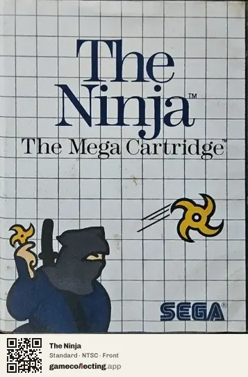The Ninja Sega Master System, NTSC box front