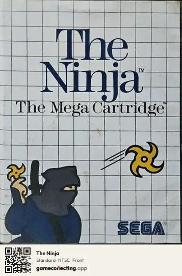 The Ninja Sega Master System, NTSC box front