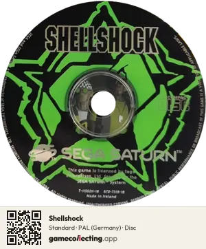 Shellshock Sega Saturn, PAL disc
