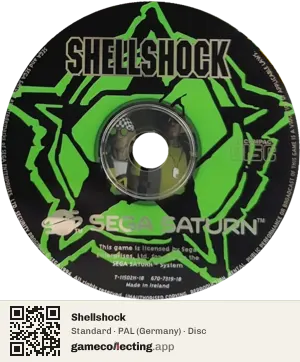 Shellshock Sega Saturn, PAL disc