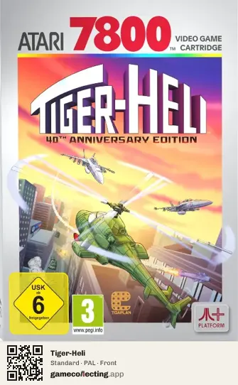 Tiger-Heli Atari 7800, PAL box front