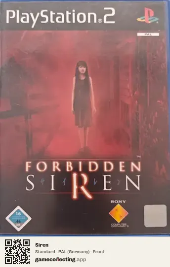 Siren PlayStation 2, Germany box front
