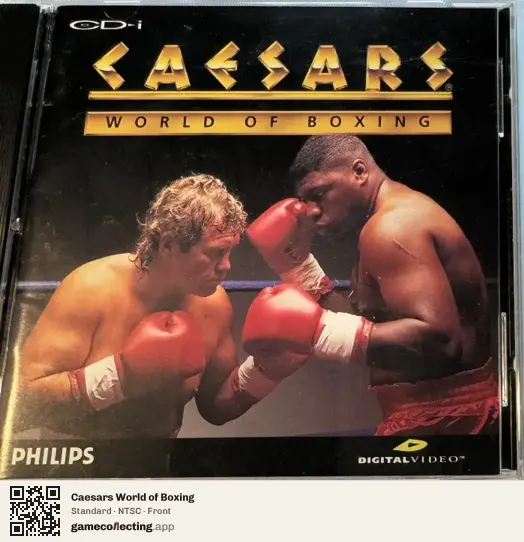 Caesars World of Boxing Philips CD-i, NTSC box front
