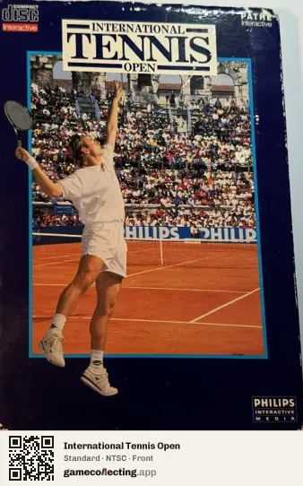International Tennis Open Philips CD-i, NTSC box front