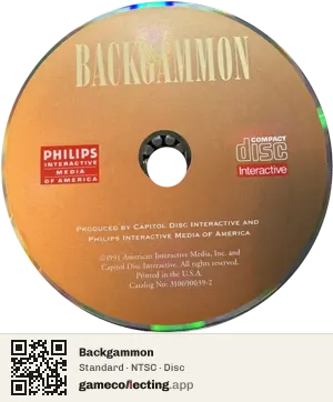 Backgammon Philips CD-i, NTSC disc