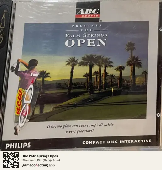 The Palm Springs Open Philips CD-i, Italy box front