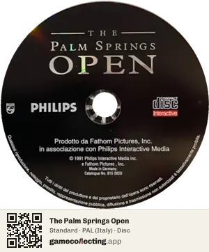 The Palm Springs Open Philips CD-i, PAL disc
