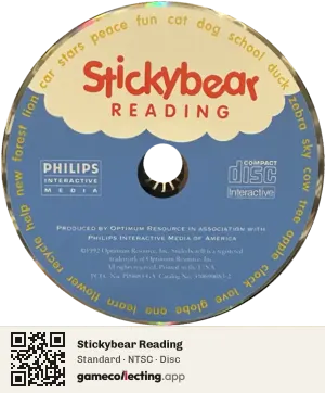 Stickybear Reading Philips CD-i, NTSC disc