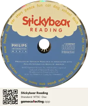 Stickybear Reading Philips CD-i, NTSC disc