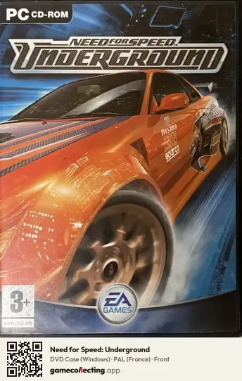 Need for Speed: Underground Computer, France box front