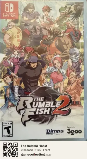The Rumble Fish 2 Nintendo Switch, NTSC box front