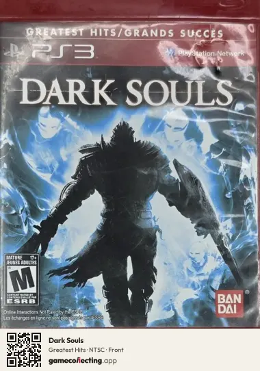 Dark Souls PlayStation 3, NTSC box front