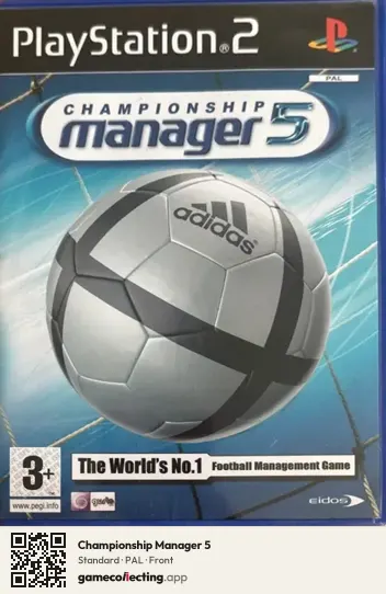 Championship Manager 5 PlayStation 2, PAL box front