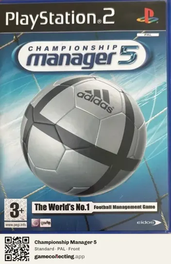 Championship Manager 5 PlayStation 2, PAL box front