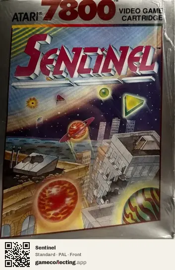 Sentinel Atari 7800, PAL box front