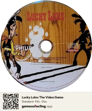 Lucky Luke: The Video Game Philips CD-i, PAL disc