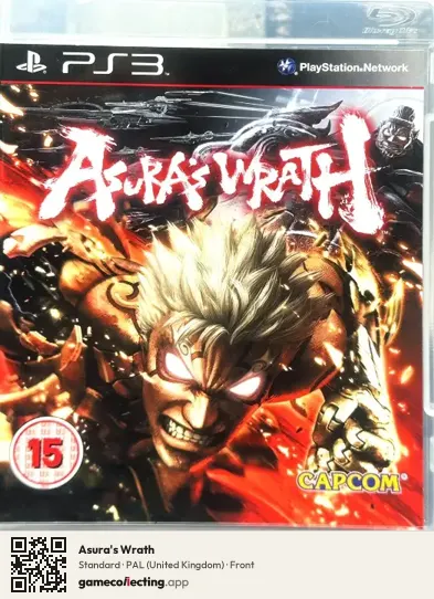Asura's Wrath PlayStation 3, United Kingdom box front