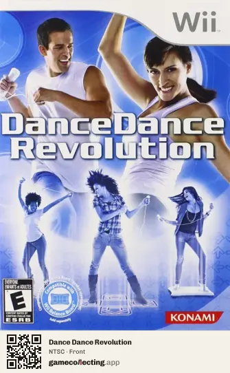 Dance Dance Revolution Nintendo Wii, NTSC box front