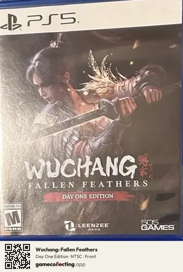 Wuchang: Fallen Feathers PlayStation 5, NTSC box front