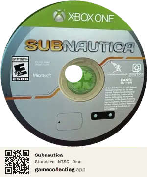 Subnautica Xbox One, NTSC disc