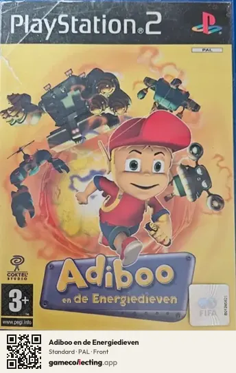 Adiboo en de Energiedieven PlayStation 2, PAL box front