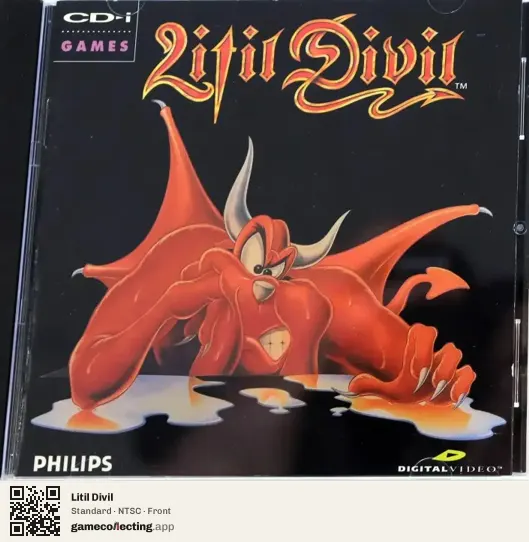Litil Divil Philips CD-i, NTSC box front