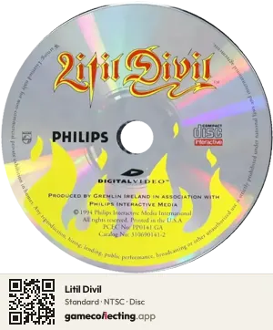 Litil Divil Philips CD-i, NTSC disc