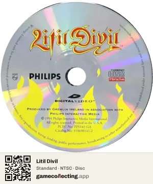 Litil Divil Philips CD-i, NTSC disc