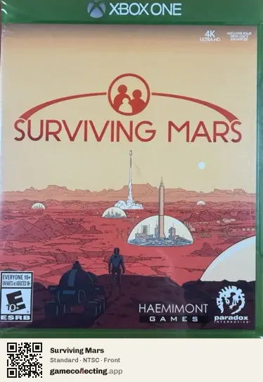 Surviving Mars Xbox One, NTSC box front