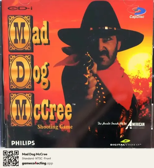 Mad Dog McCree Philips CD-i, NTSC box front