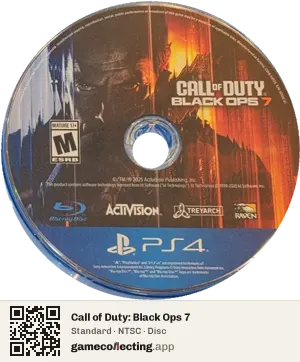 Call of Duty: Black Ops 7 PlayStation 4, NTSC disc